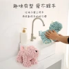 Wholesale of cartoon dog Chenille hand towels, multi-functional animal creative absorbent hand towels, plush toys Specification image